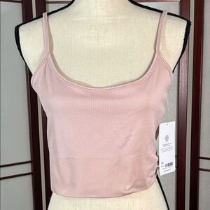 Athleta Pink Fitted Crop Aurora Camisole